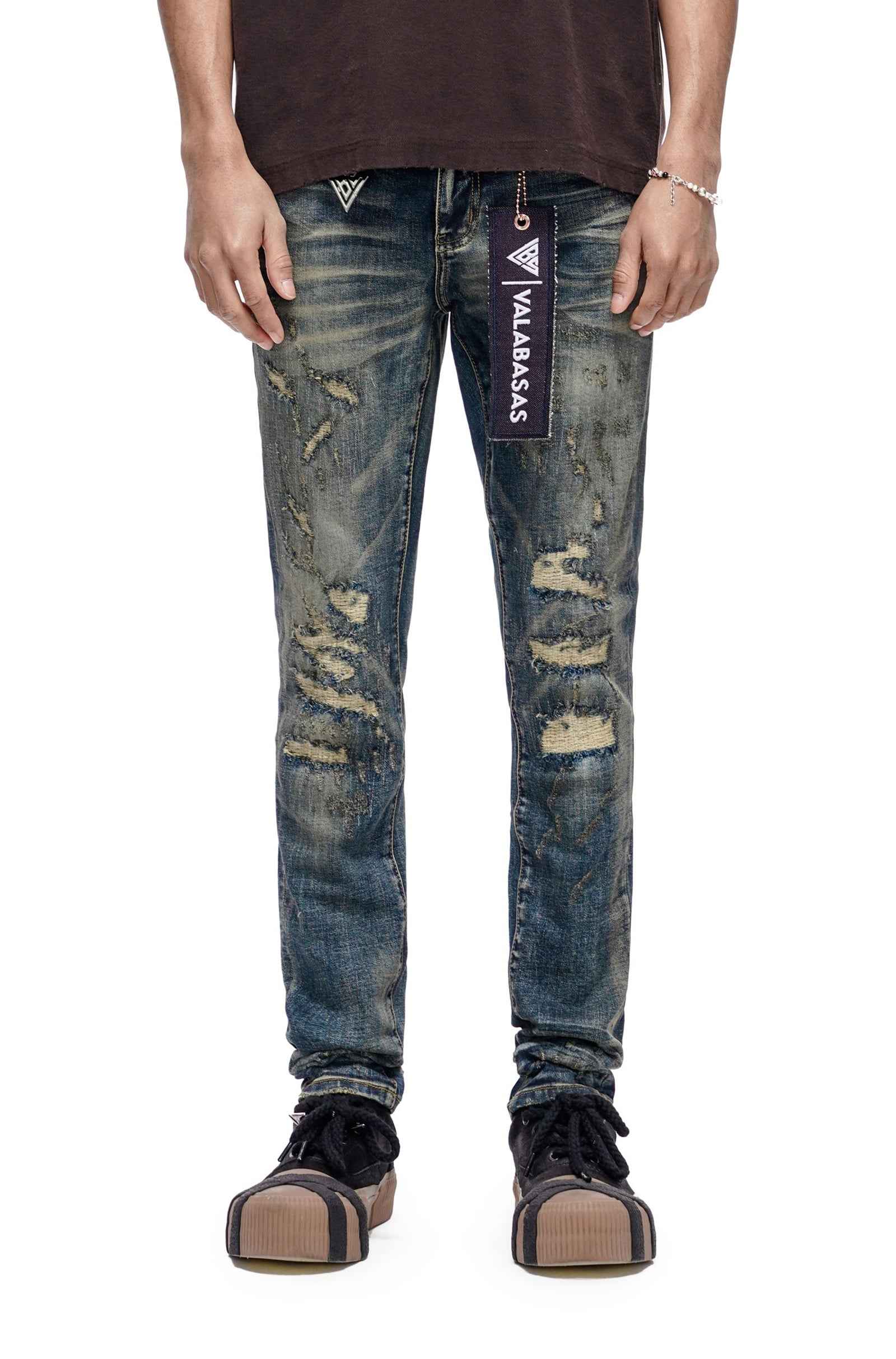 Valabasas Leader Skinny Jean - Dark Blue Vintage