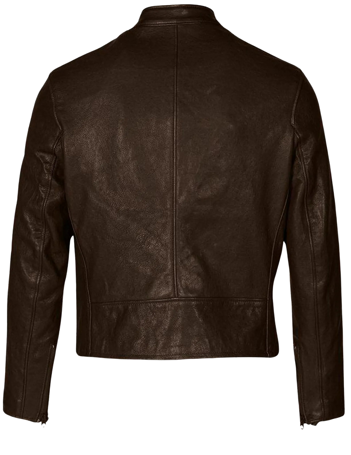 Men's Vegetable-Tanned Lambskin Cafe Racer Jacket