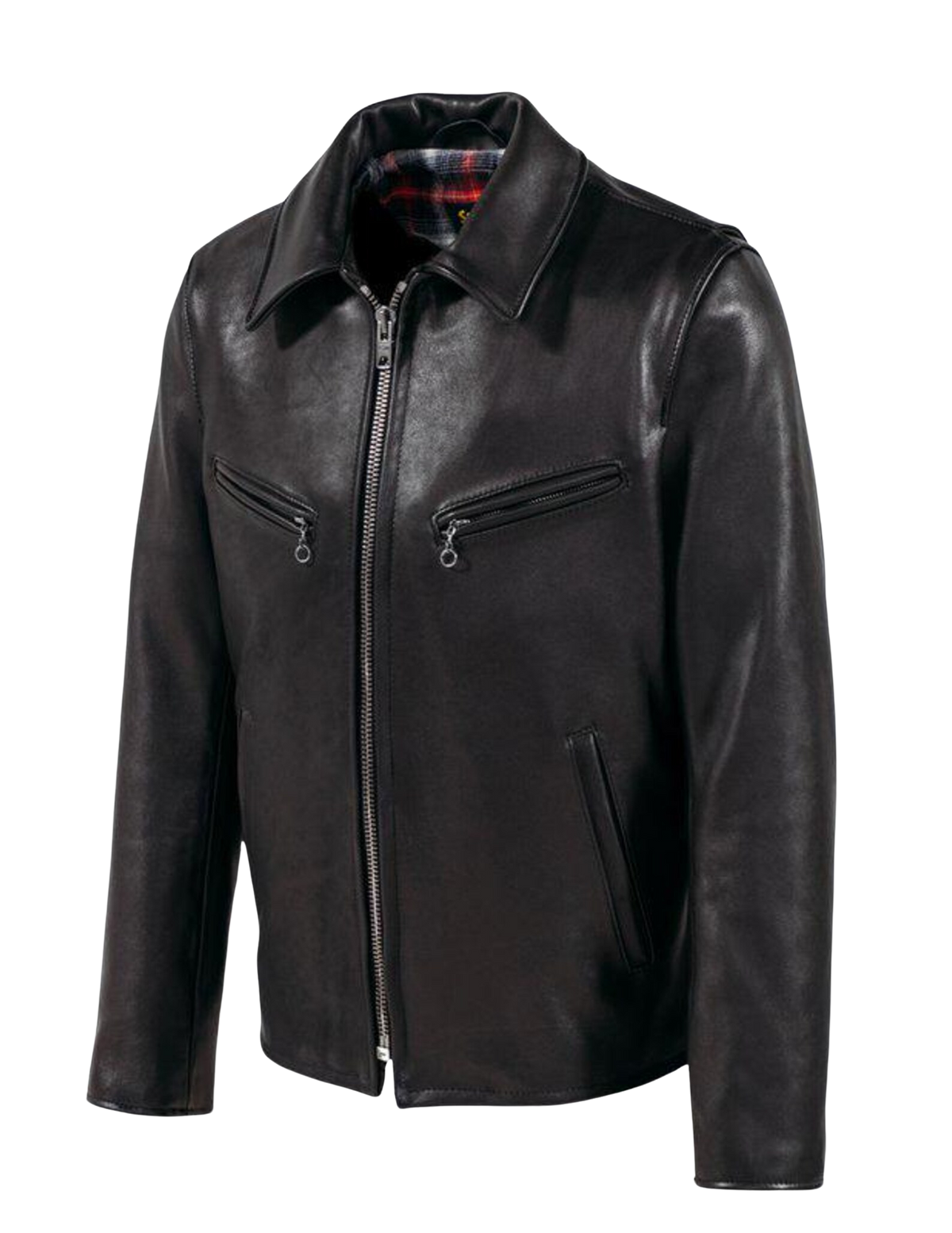 Men's Heavyweight Cowhide Vintage Moto Jacket