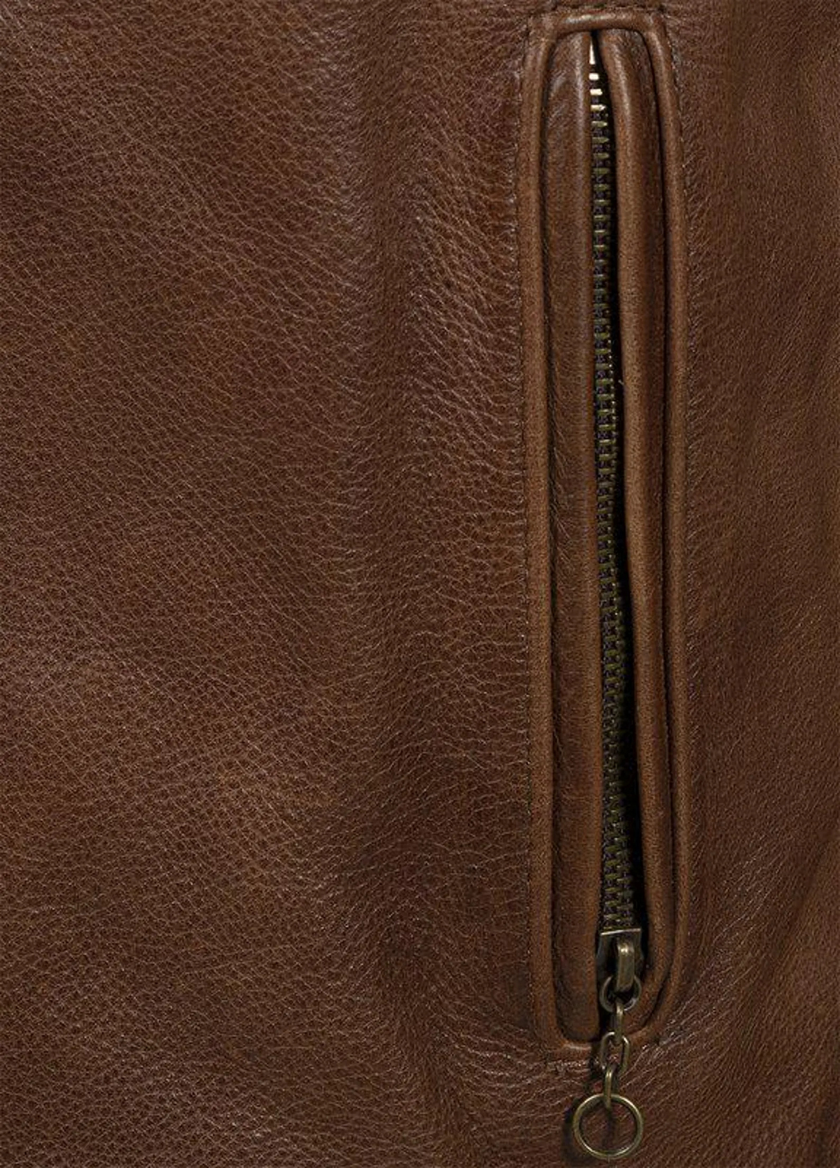 Men's Distressed Brown Vintage Cowhide Cafe Racer Jacket