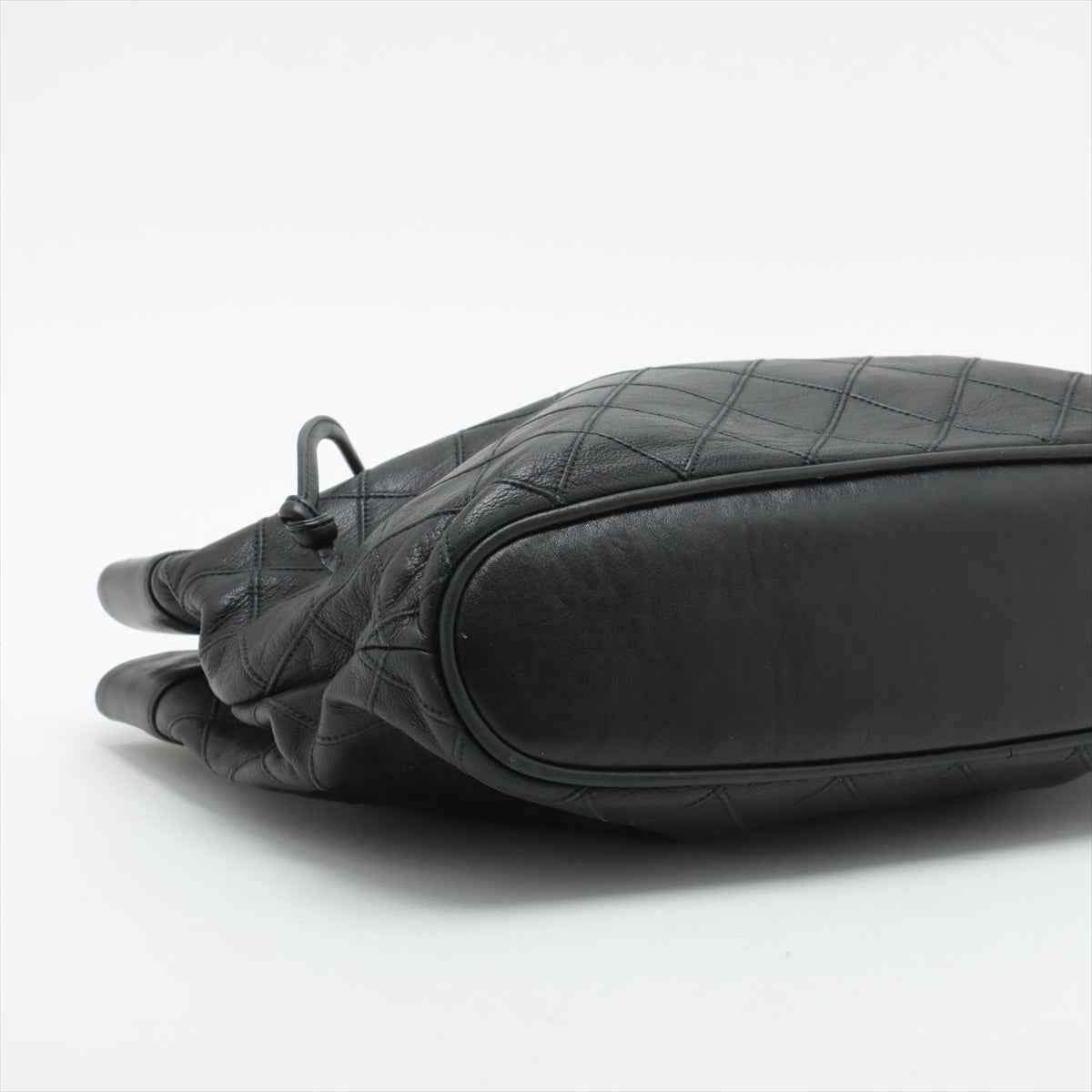 Chanel Lambskin Black Quilted Shoulder Bag 0 Series #3752