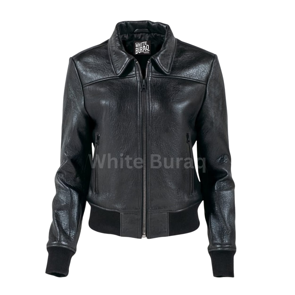 Women's Lambskin A-2 Leather Flight Jacket