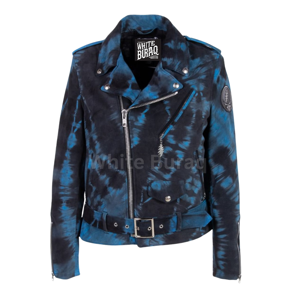 Women's Leather Asymmetrical Biker Jacket