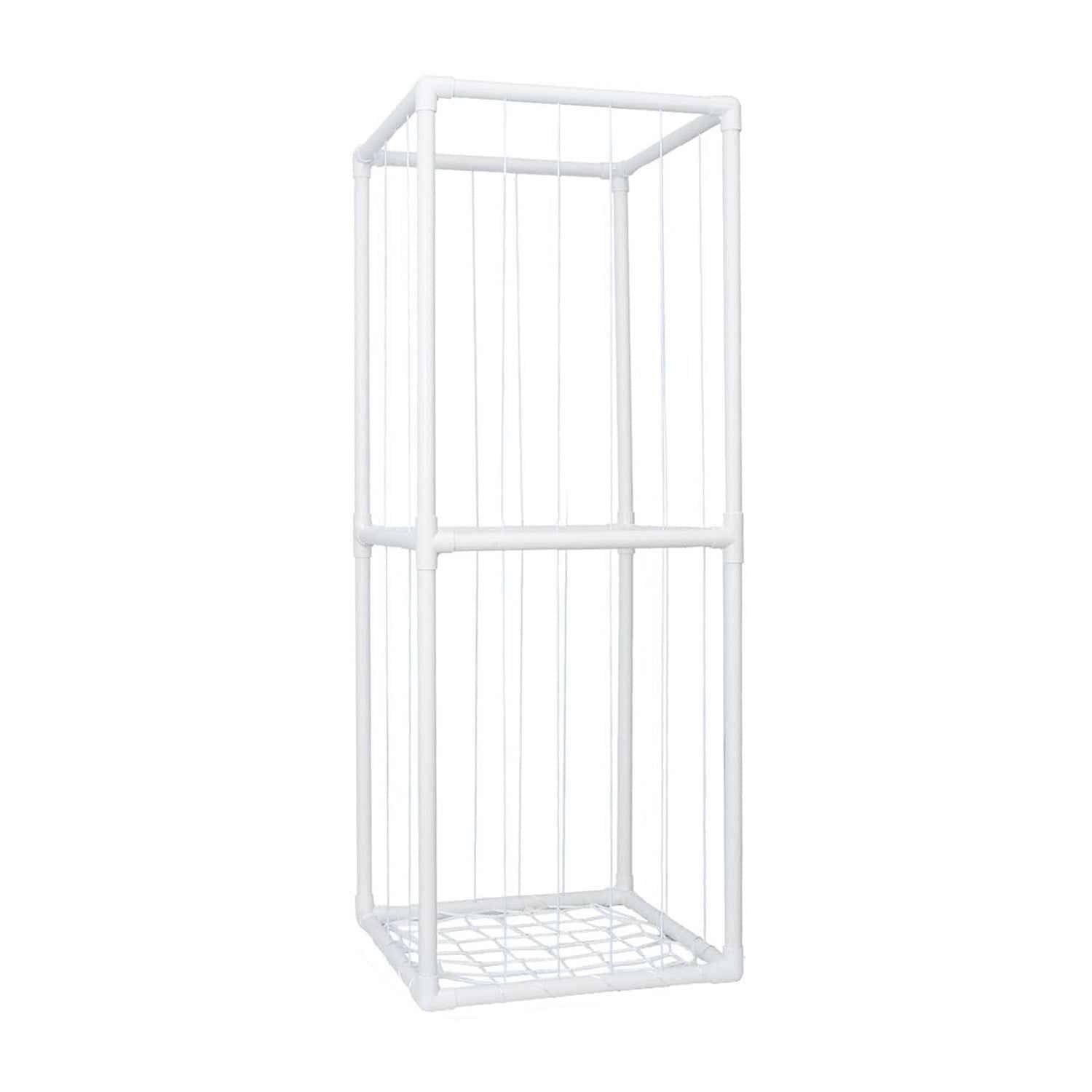 Stuffed Animal Storage PVC Plush Organizer Shelf Plush Stuffed Animal Holder Standing Kids Toy Storage Cage with Elastic Band for Nursery Play Room Be