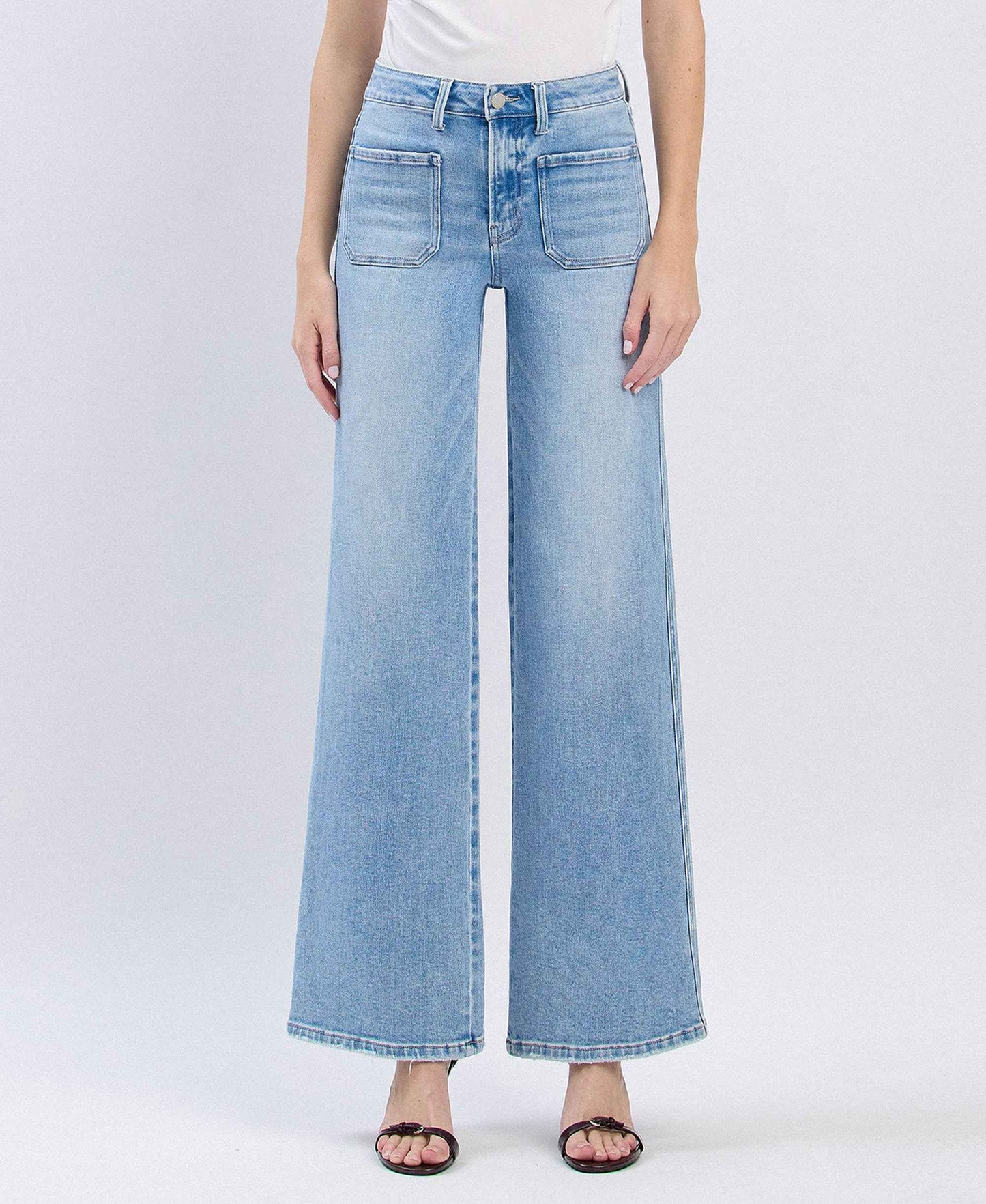 Hollis High Rise Patch Pocket Jean
