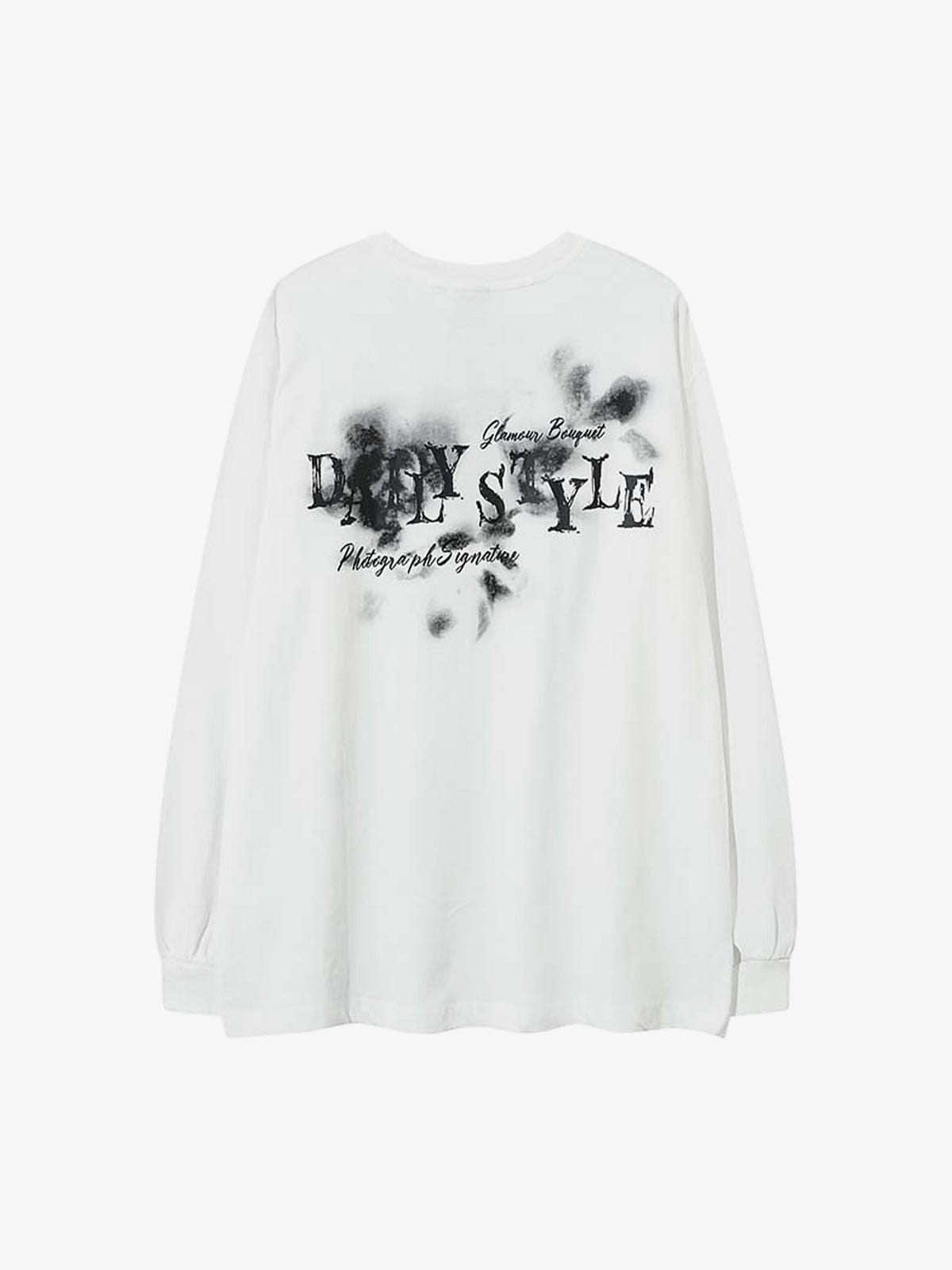 Long Sleeve Butterfly Script