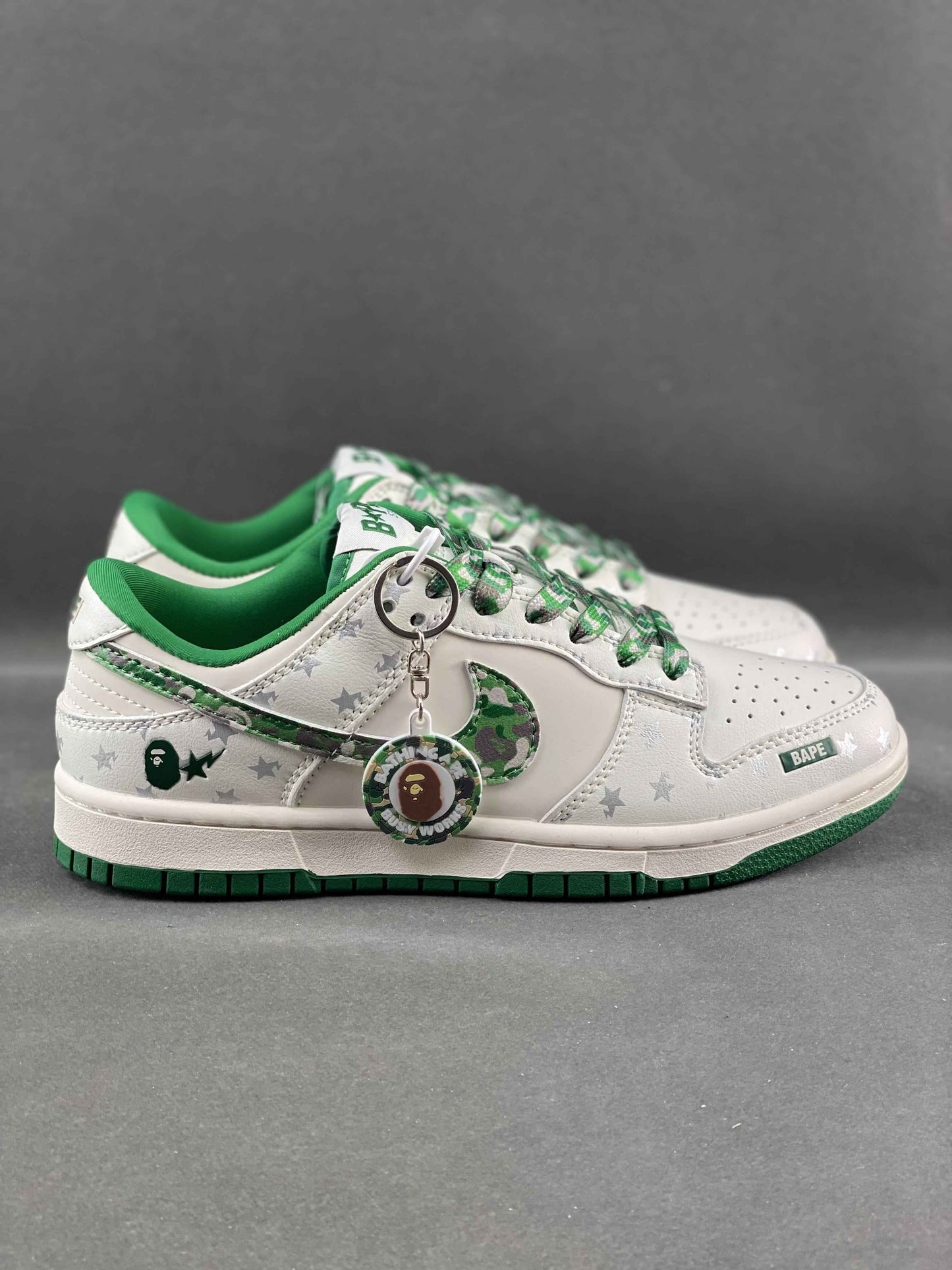 Custom SB Dunk X BAPE DW1098-349 SneakerNational