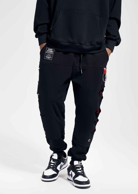 BF860 Slashed Sweatpants