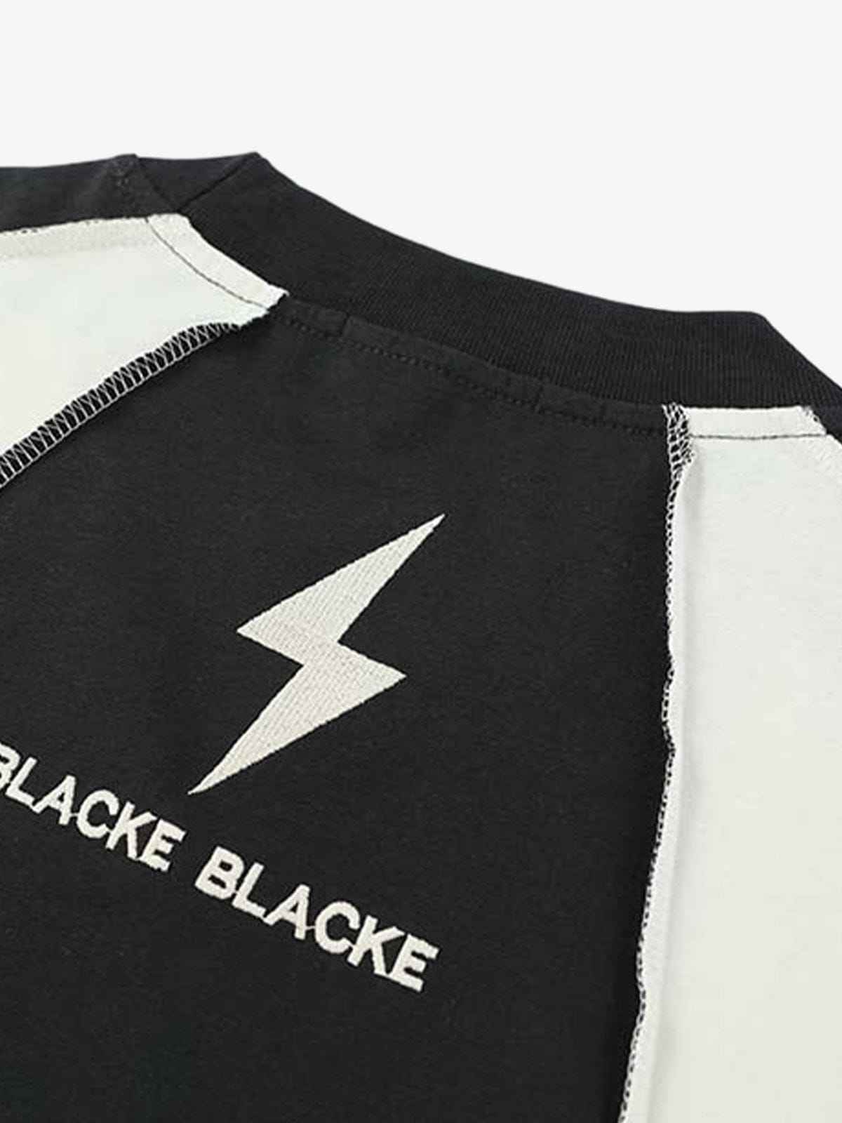 Long Sleeve Lightning Letters