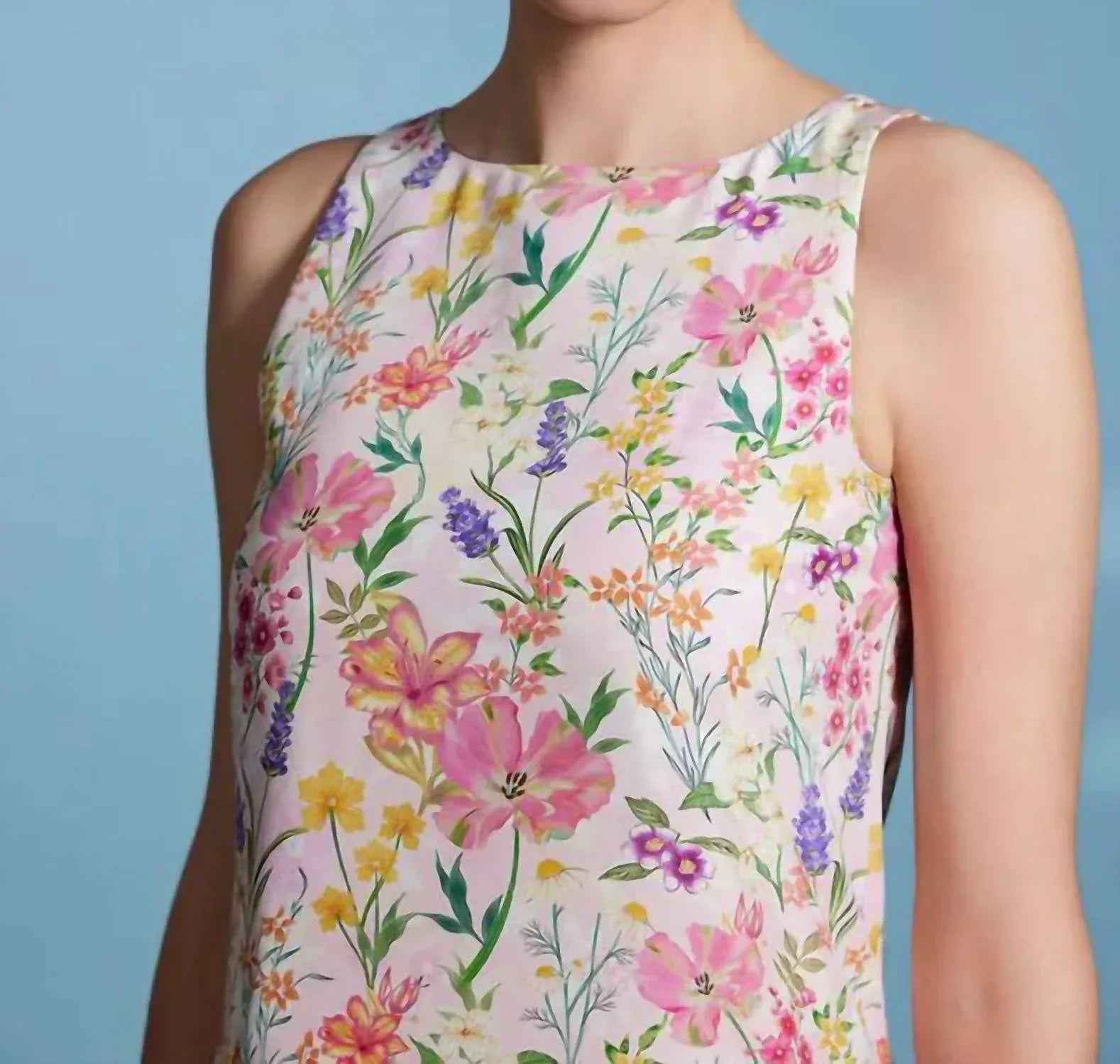 Floral Silk Dress