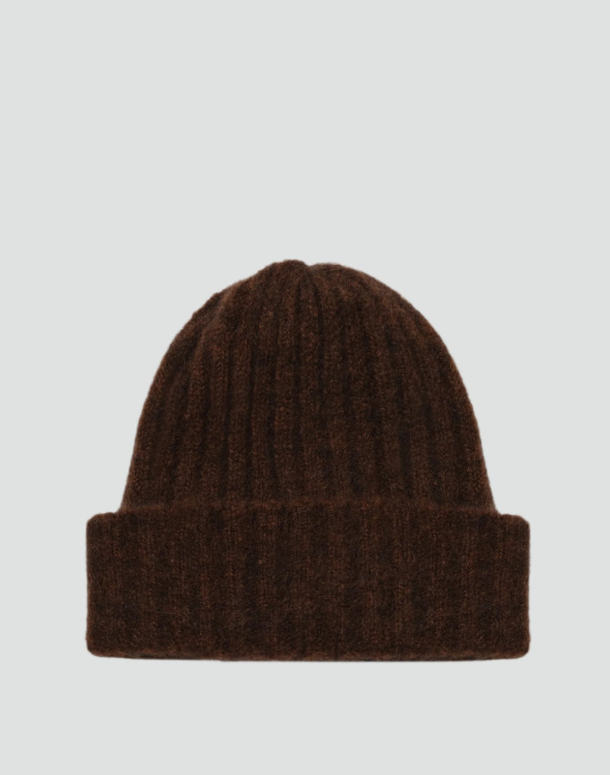 Lightweight Alpaca Wool Rib Beanie