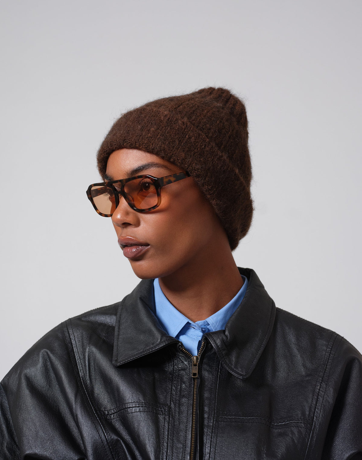 Lightweight Alpaca Wool Rib Beanie