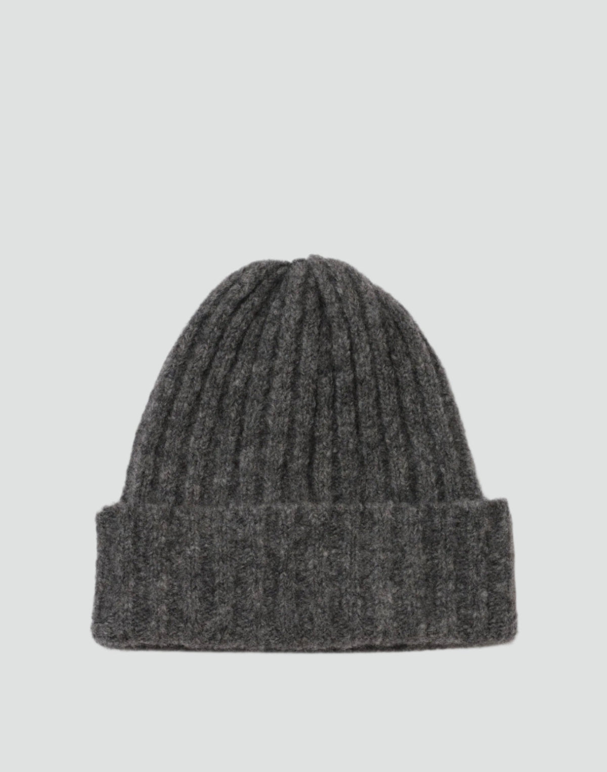 Lightweight Alpaca Wool Rib Beanie