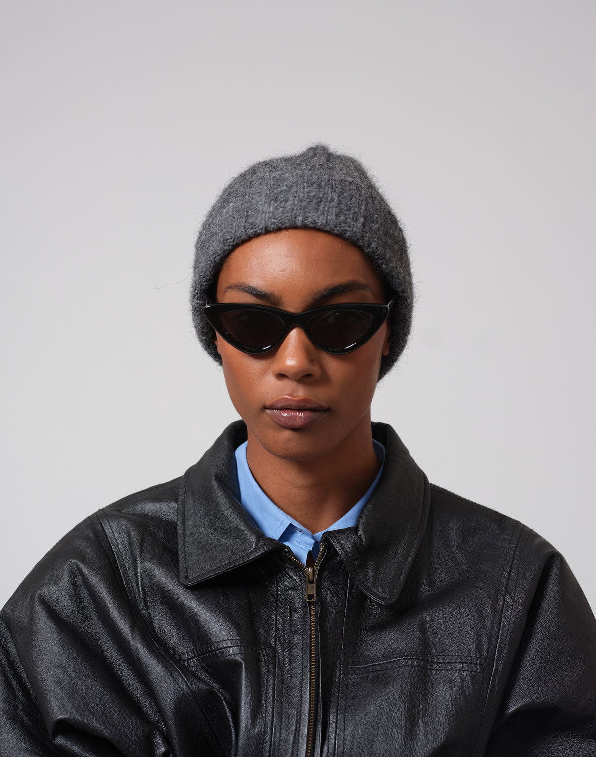 Lightweight Alpaca Wool Rib Beanie