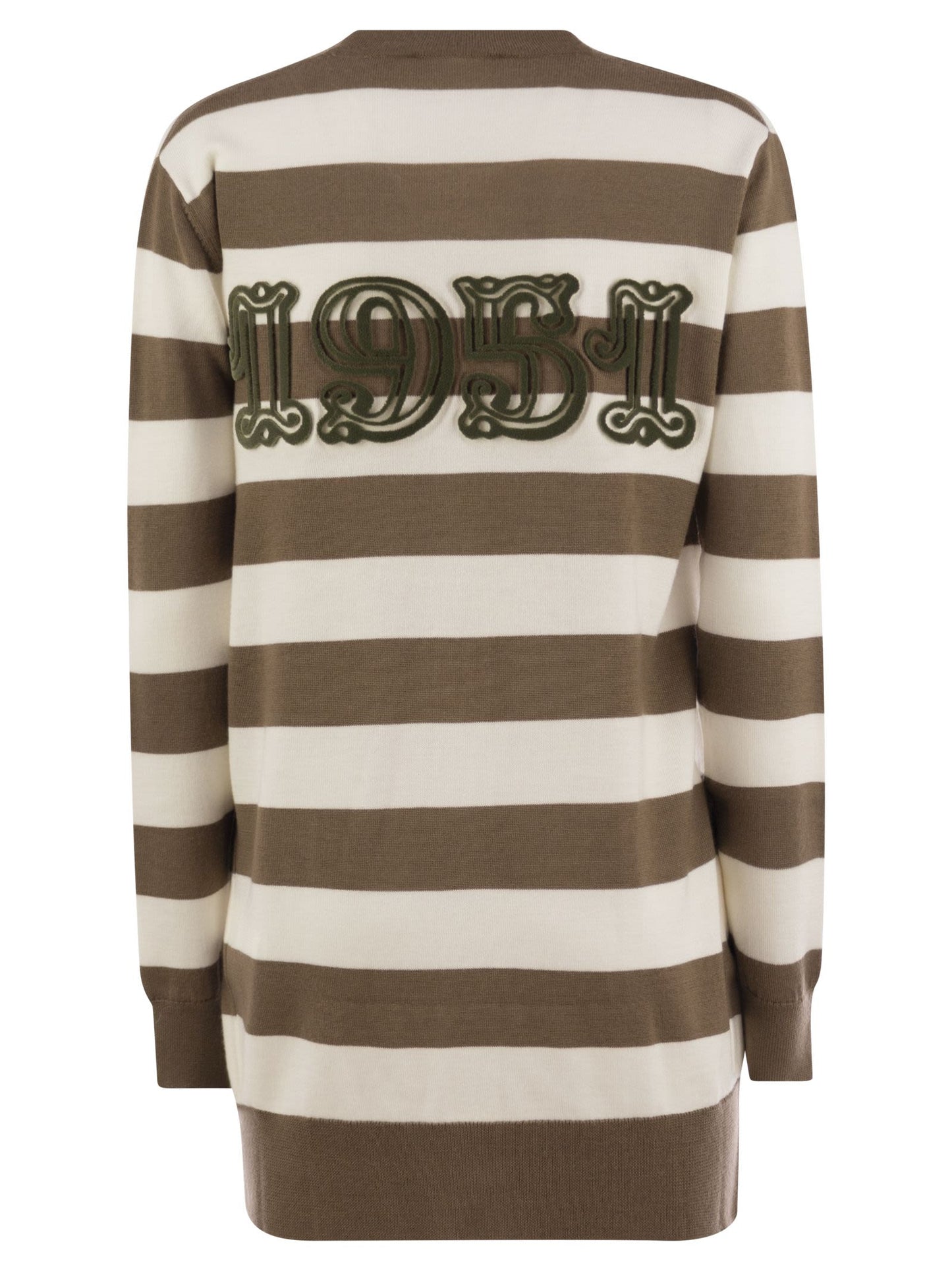 Max Mara Women Fiemme - Long Striped Wool Cardigan