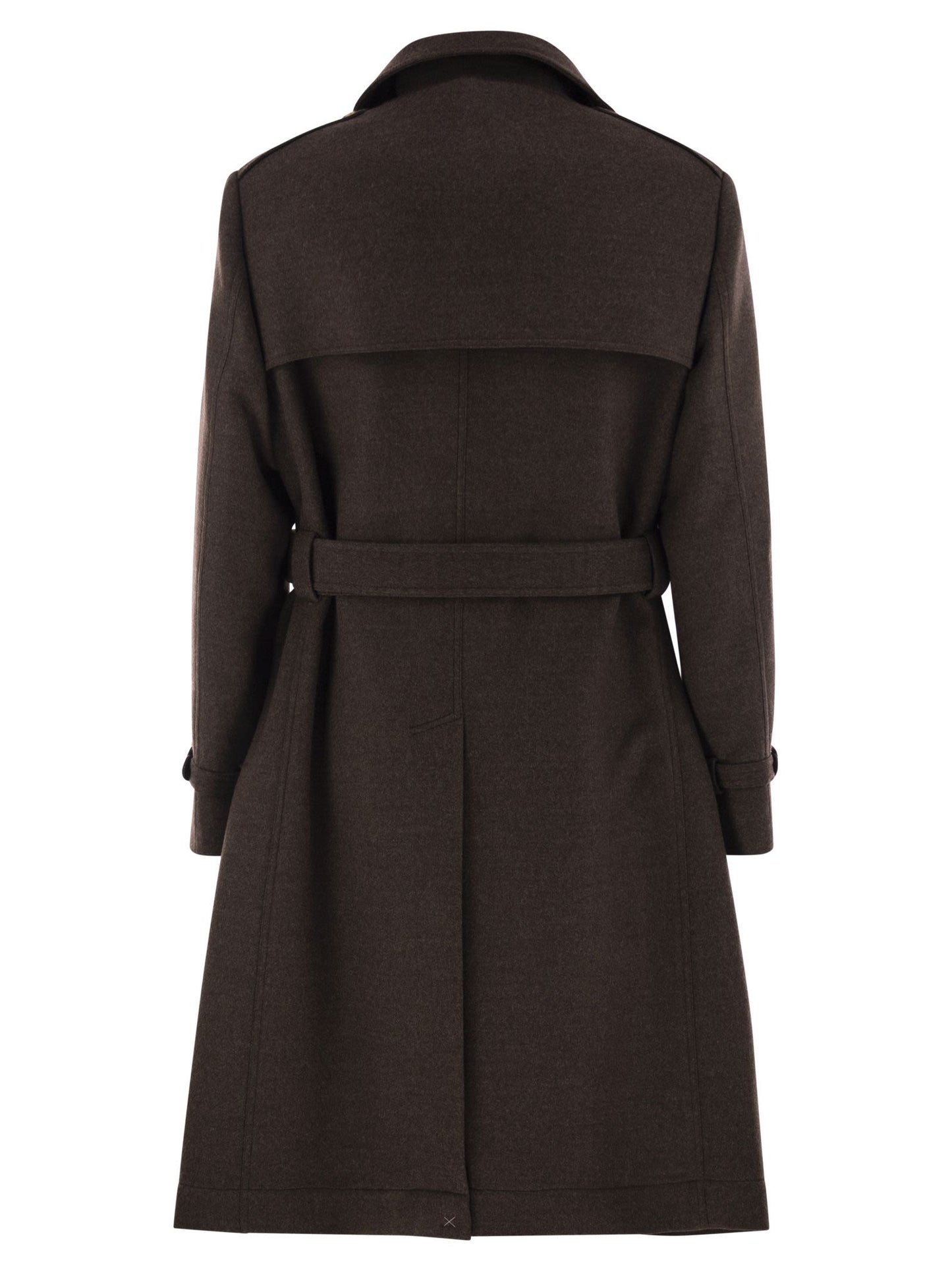 Brunello Cucinelli Men Wool Trench