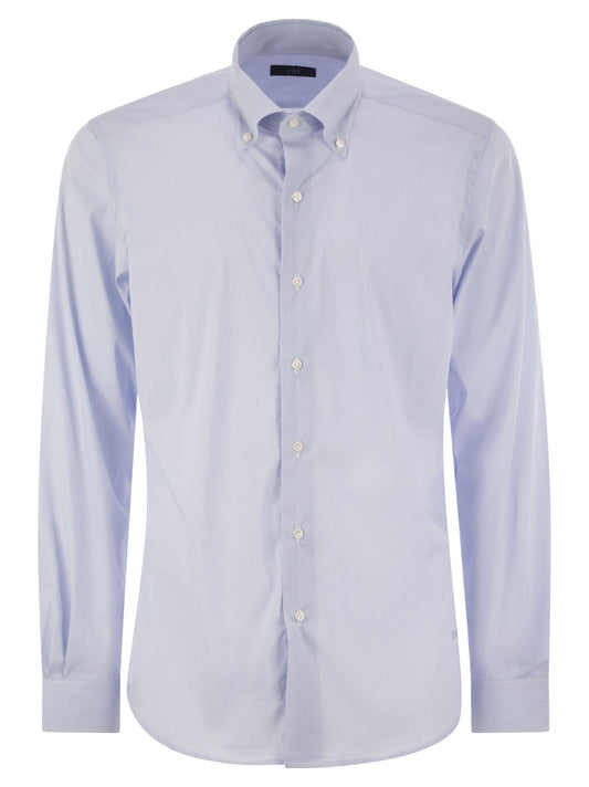 Fay Men Stretch Cotton Shirt