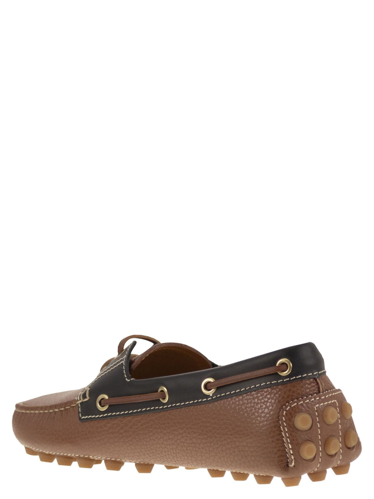 Tod's Women Leather Boat Bubble Grommet