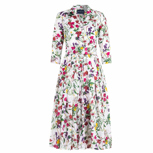 Audrey Dress #4 Fairy Tail Flower White