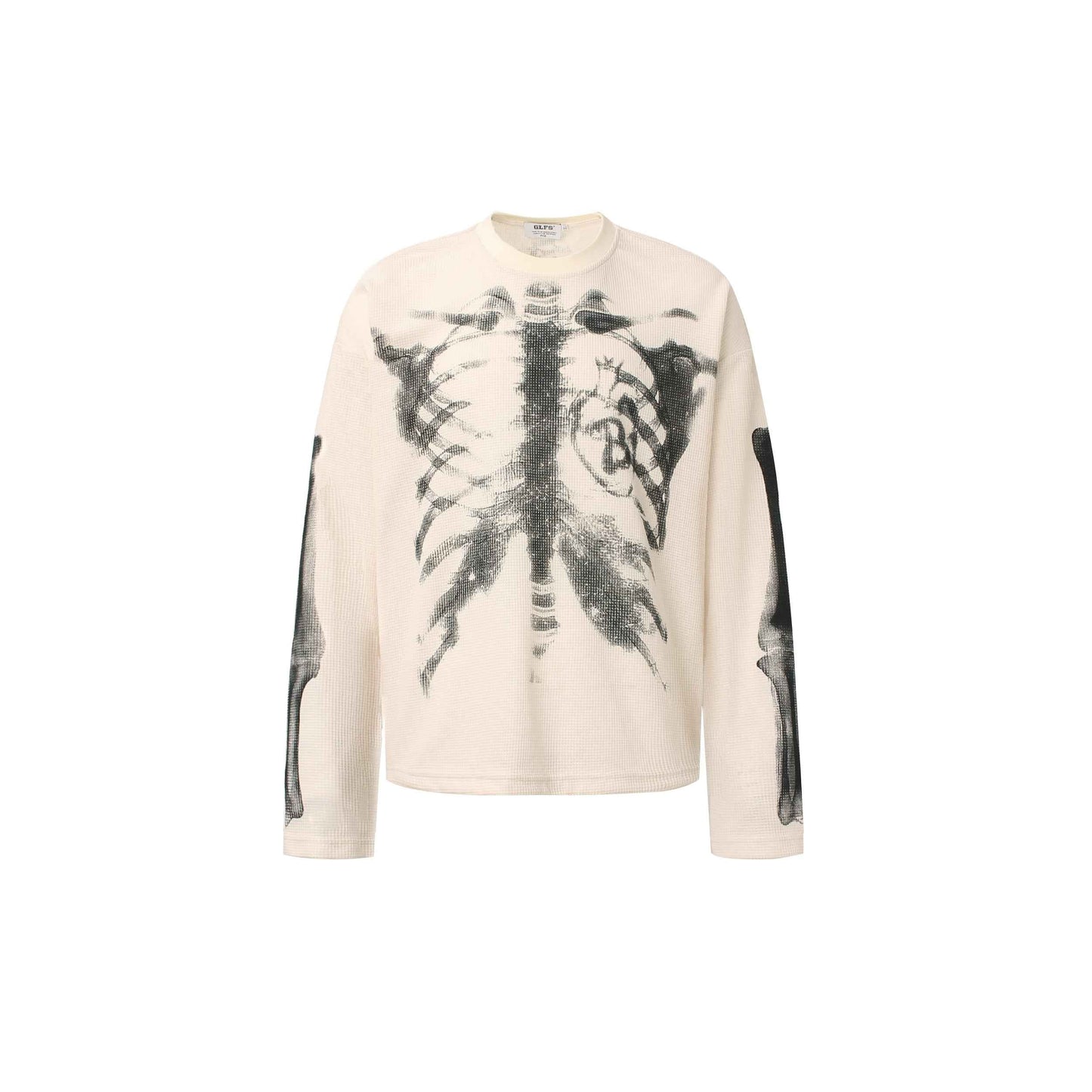 X-Ray Skeleton | Waffle Long Sleeve T-Shirt