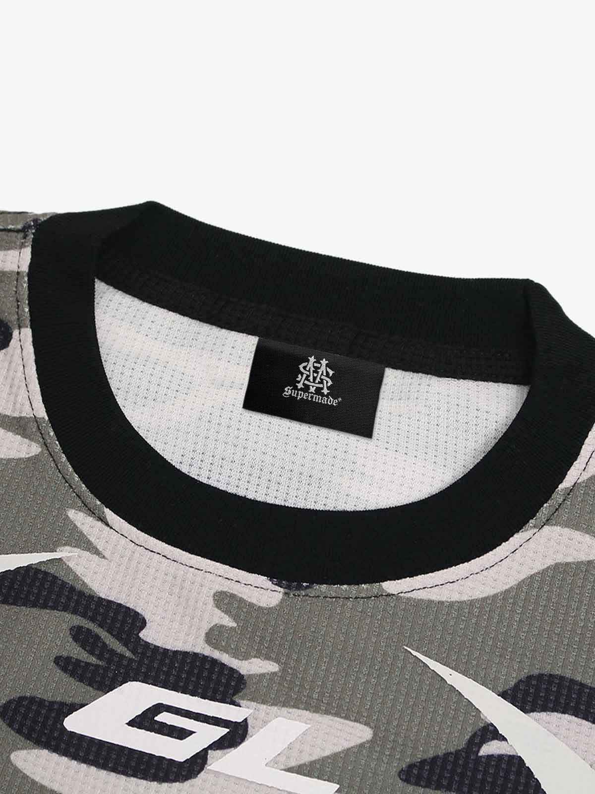 Long Sleeve Camo Skull