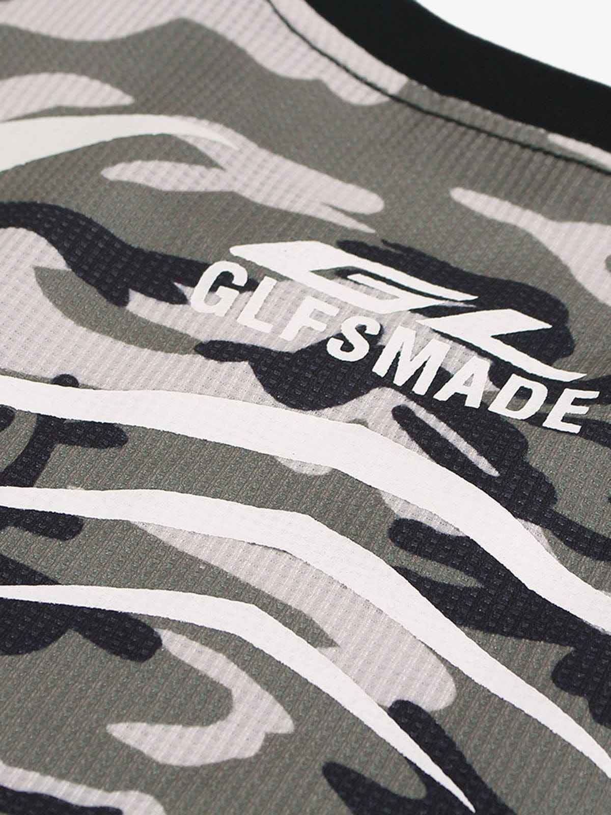 Long Sleeve Camo Skull