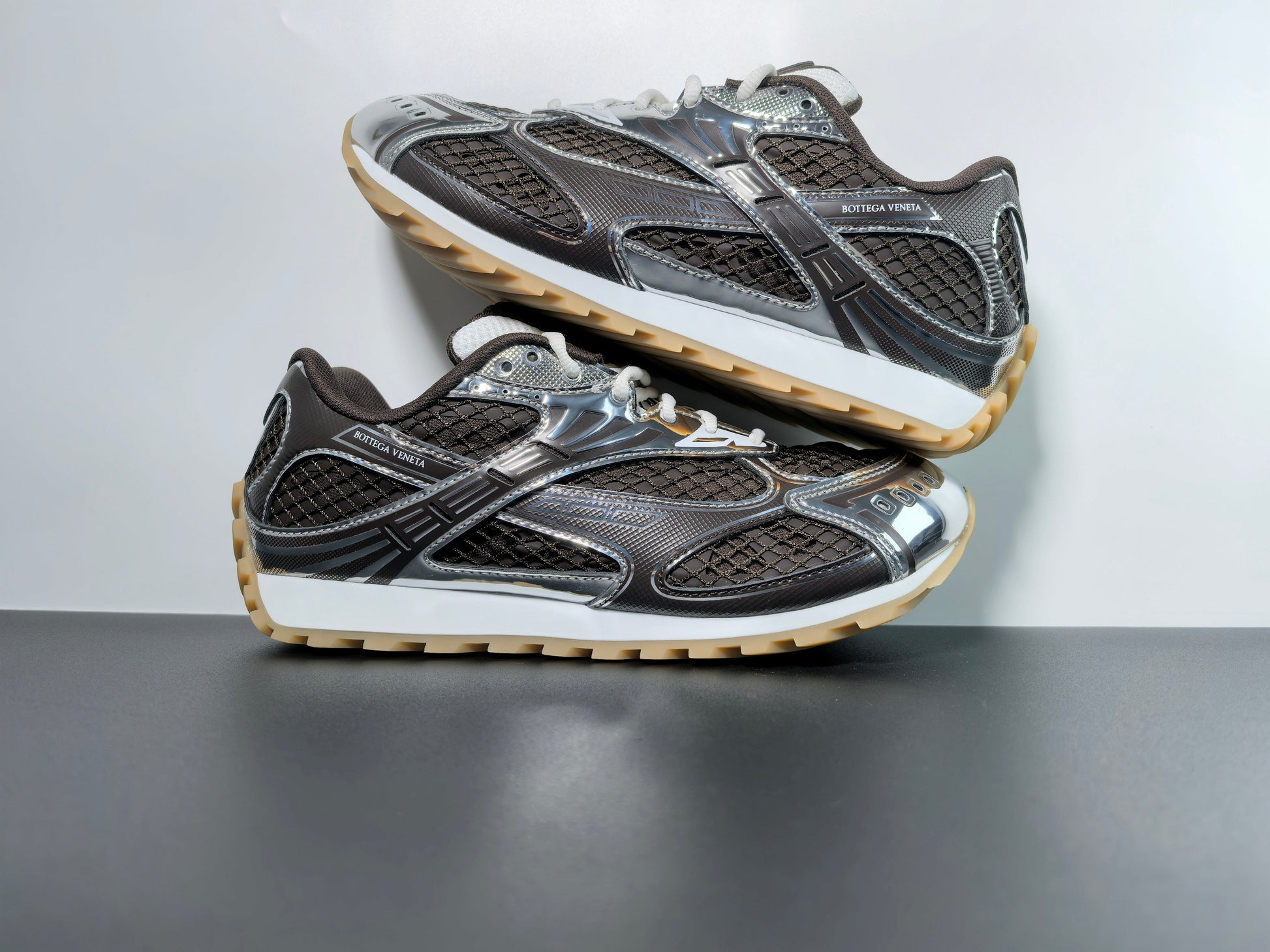 Venetian Orbit Sneaker - Limited Moka Noir Edition bottega veneta