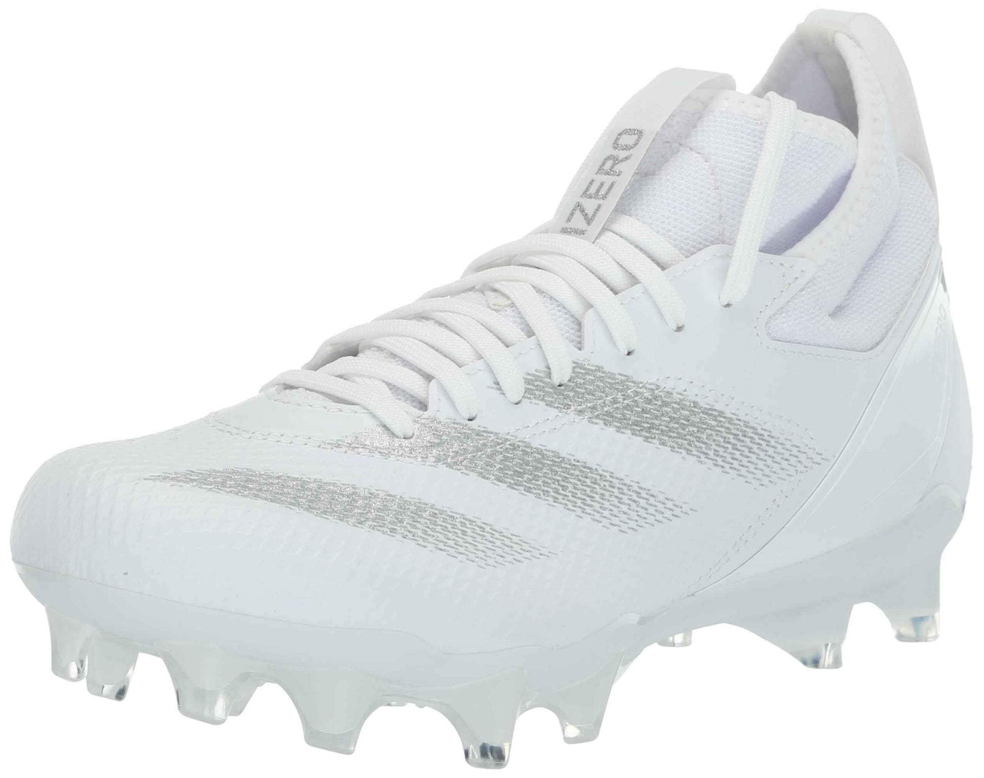 adidas Unisex Adizero Impact American Football Sneaker White/Silver Metallic/White 7 US Men