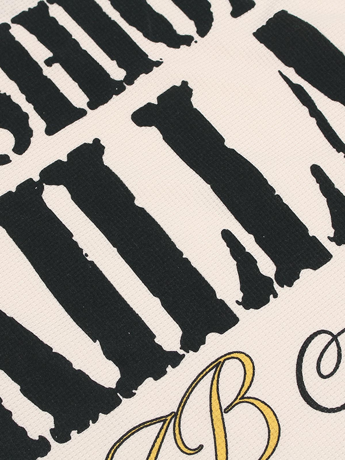 Long Sleeve Retro Letter