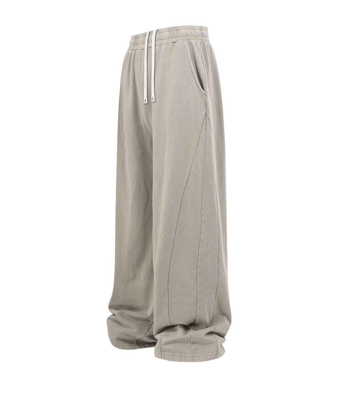 BEIGE PANEL SWEATPANTS