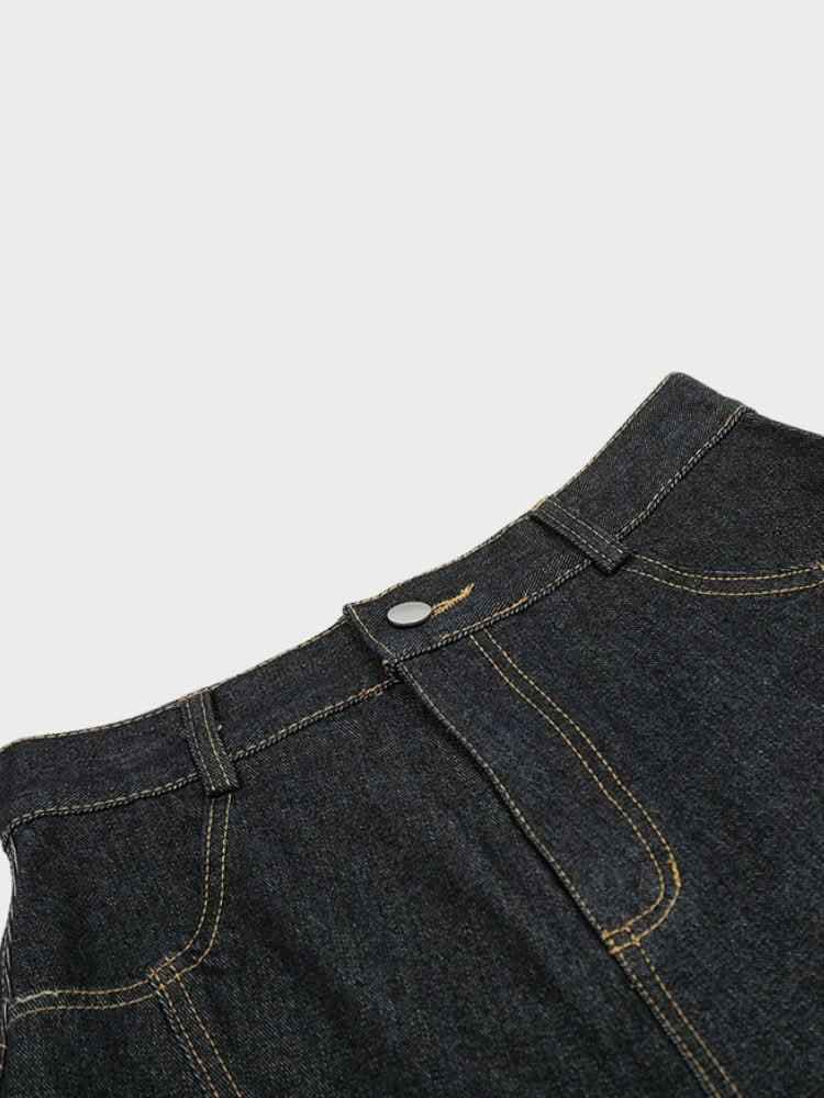 Denim Jorts Lines