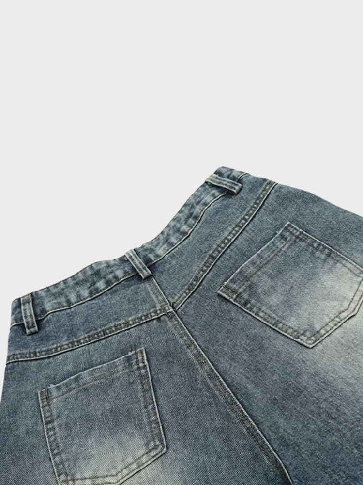 Denim Jorts Flora