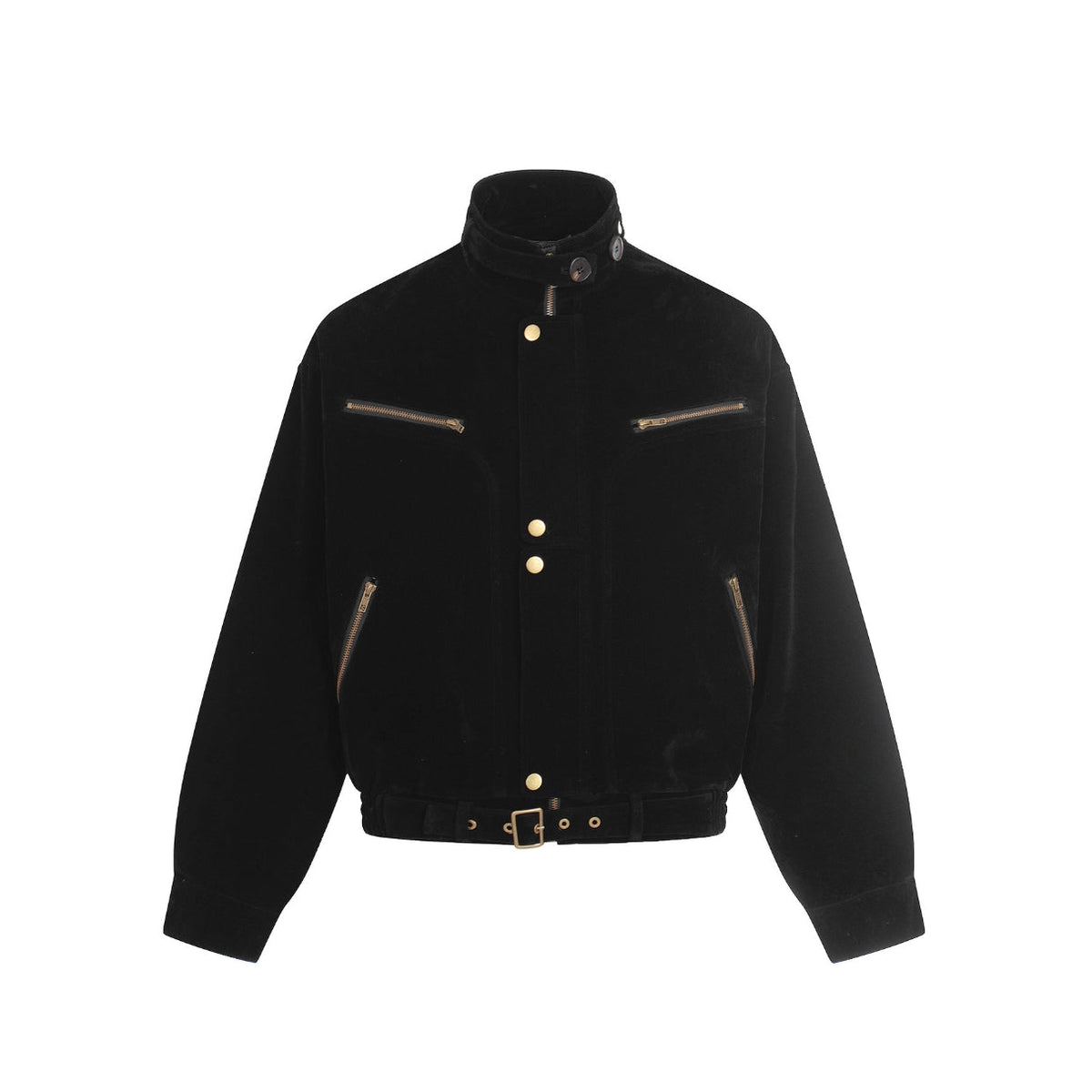 Outlaw Buckle Leather Jacket