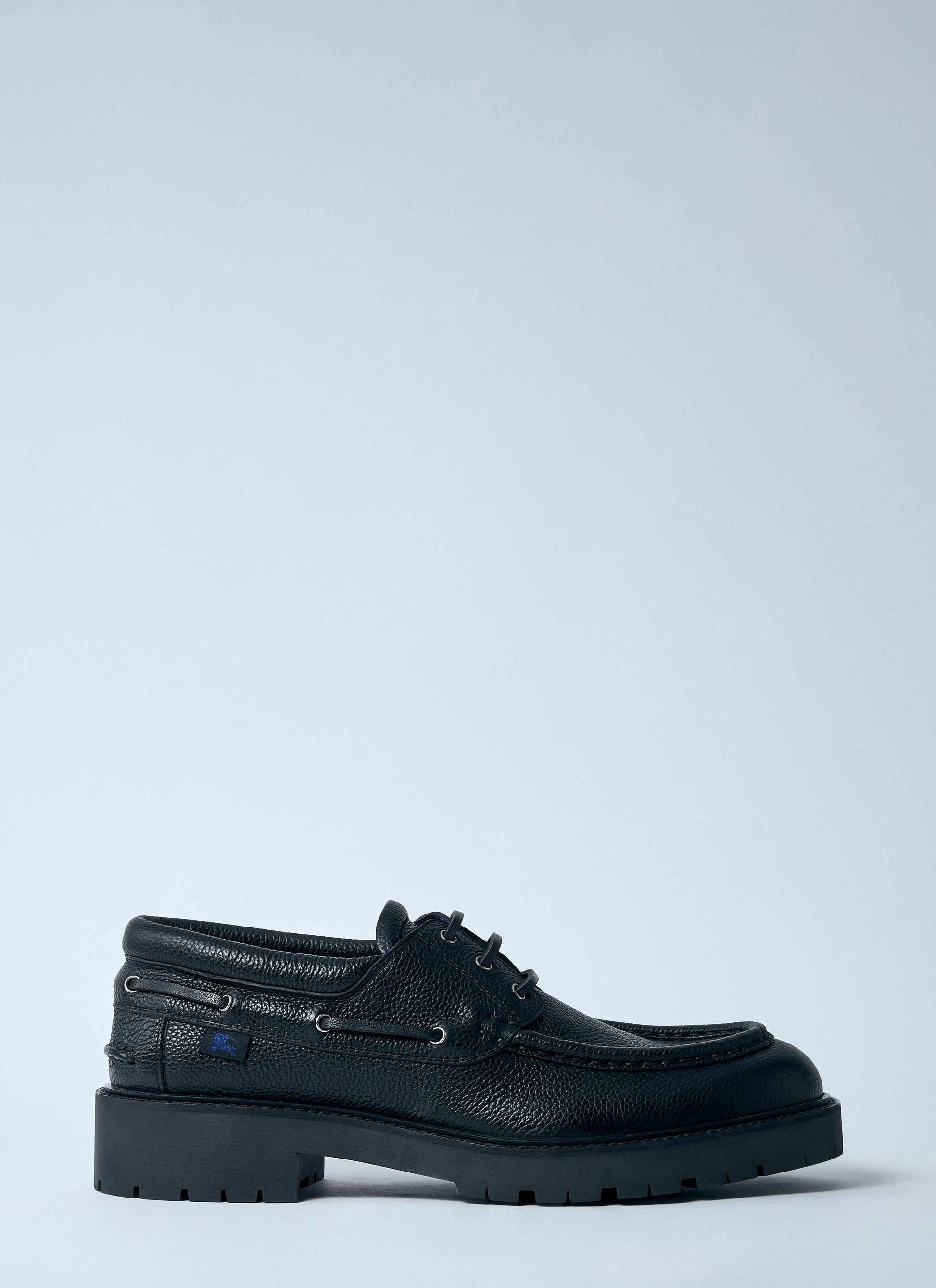 Burberry Men Leather Raft Boat Shoes