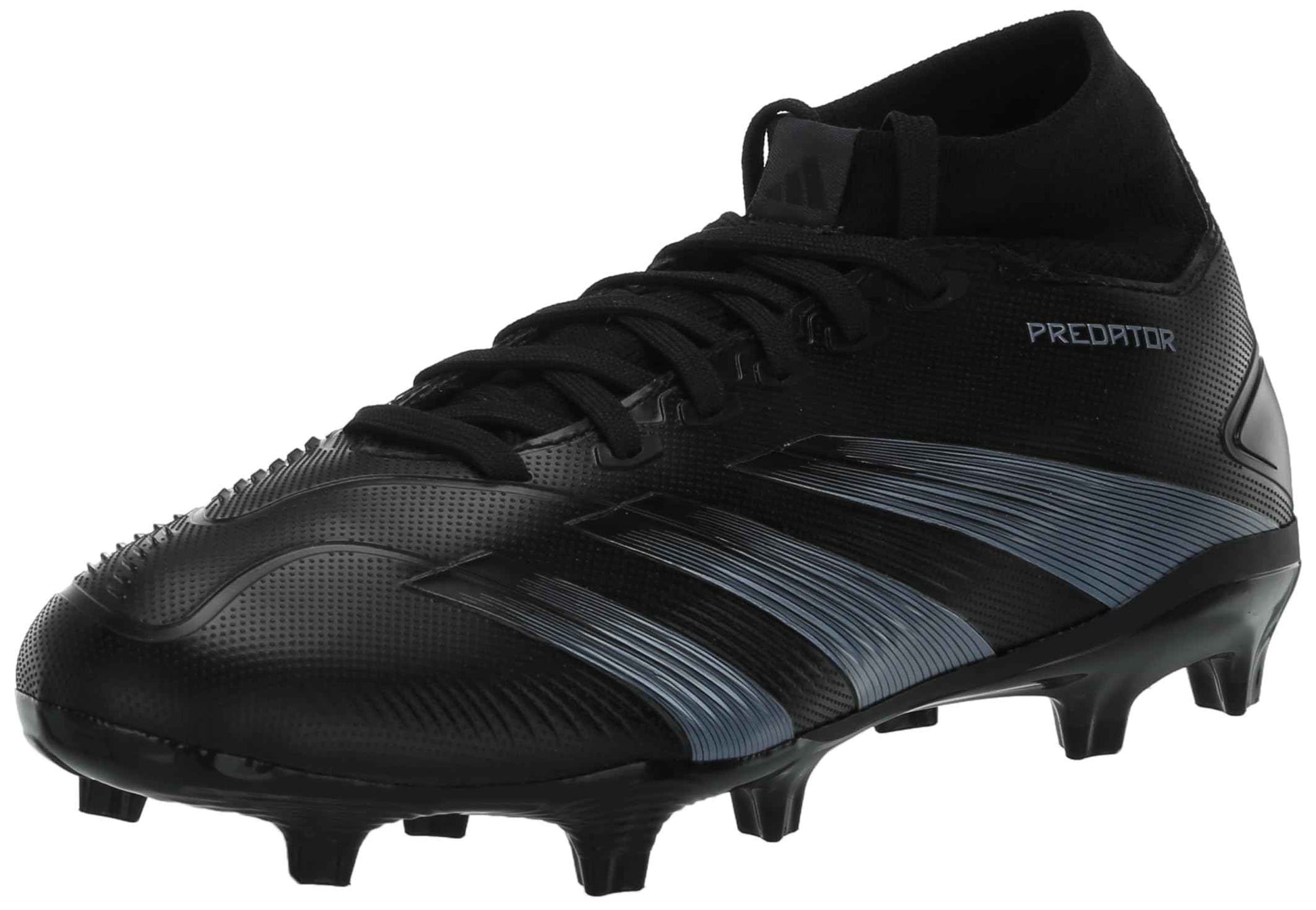 adidas Unisex Predator 24 League Firm Ground Sneaker Black/Carbon/Black 10.5 US Men