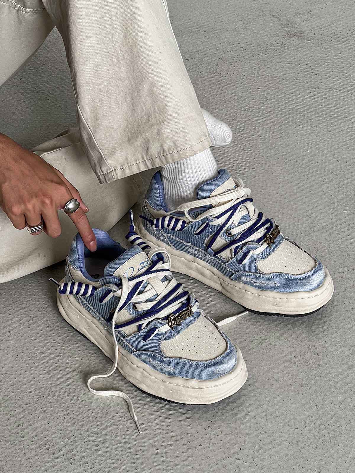 Sneakers Retro Washed
