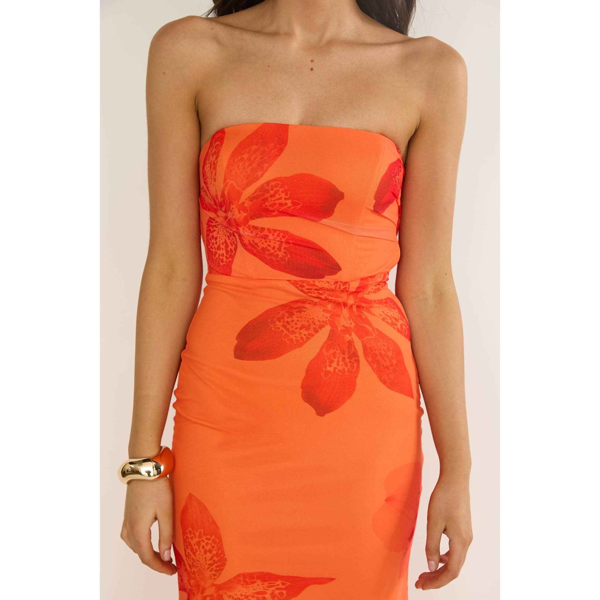 Cara Bandeau Midi Dress