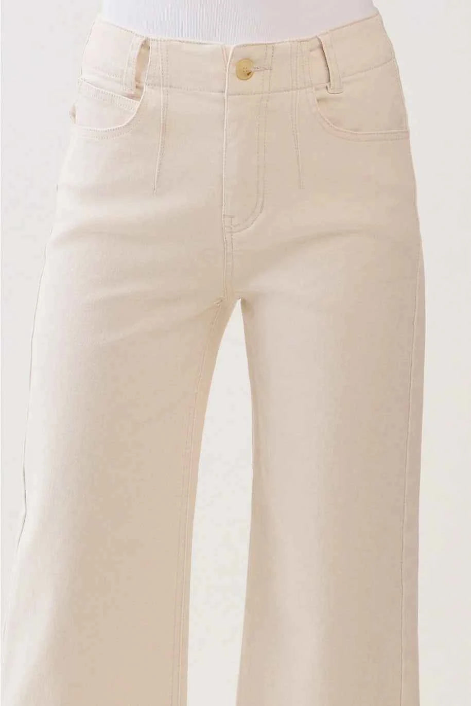 Rosa A Line Jeans With Darts