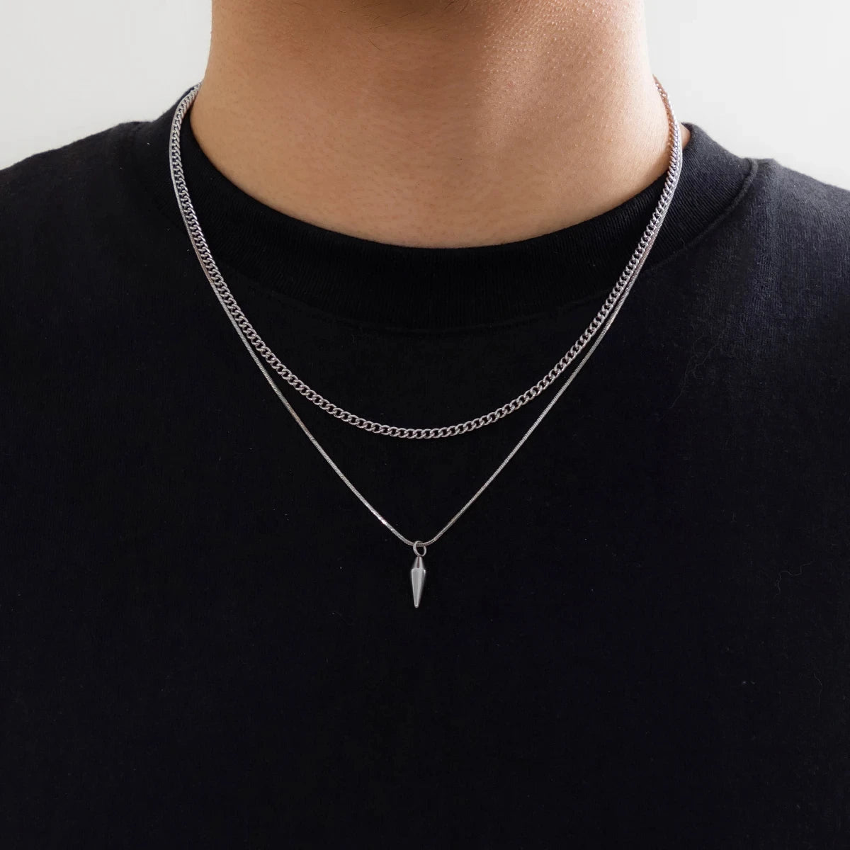 Tiered Edge Necklace