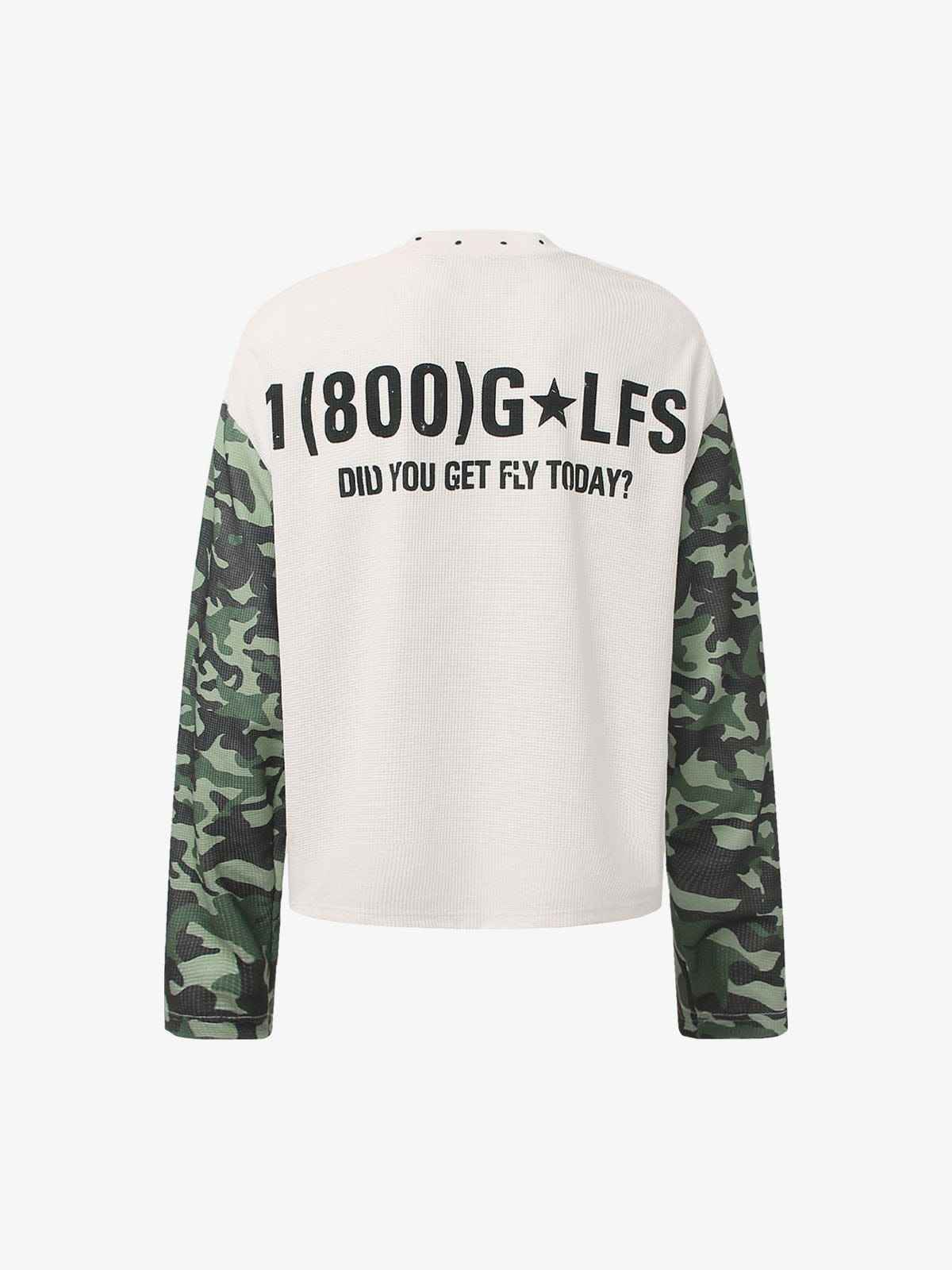 Long Sleeve Camo Patch