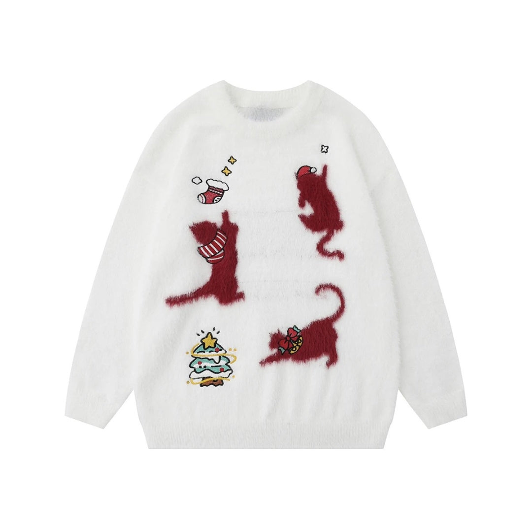 Santa Paws Knit Crew Sweater