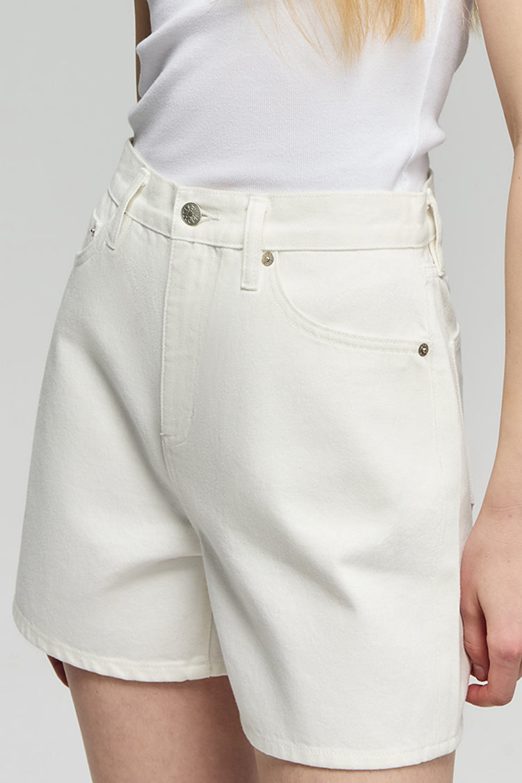 Golden Hour High Rise Girlfriend Shorts HJ801 - JUSTLUXURY