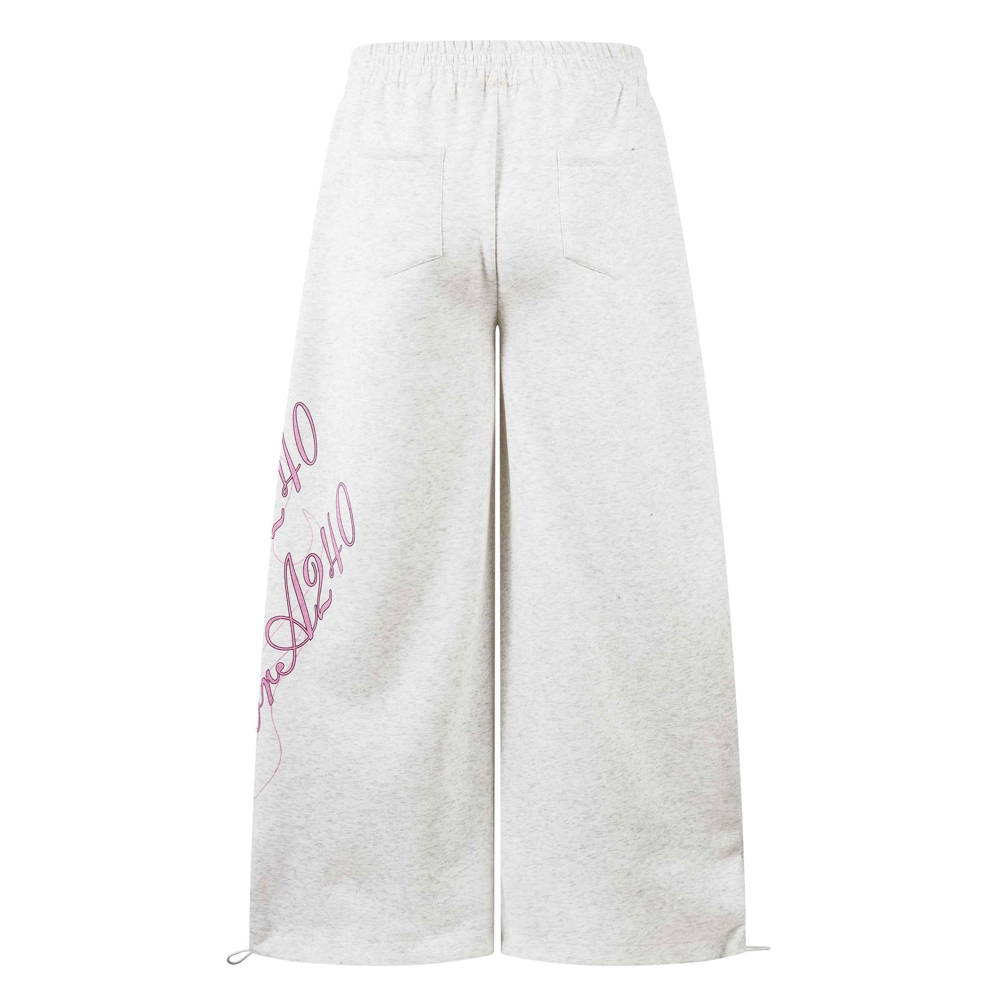 Flame Print Sweatpants | Baggy Streetwear Trousers