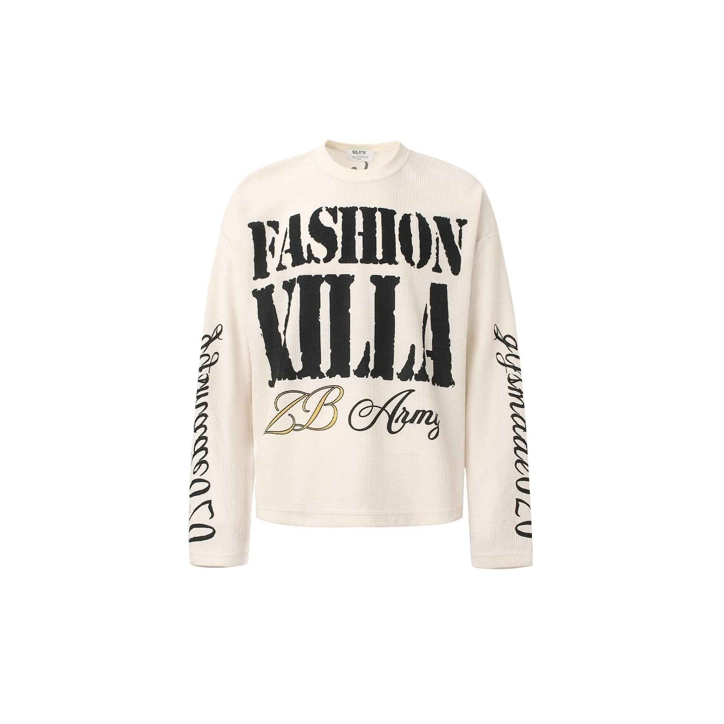 Graphic Letter Sweatshirt | Crew Neck Long Sleeve Pullover