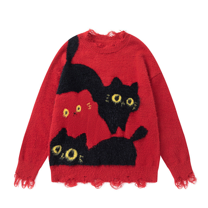 Kitty Crew Sweater