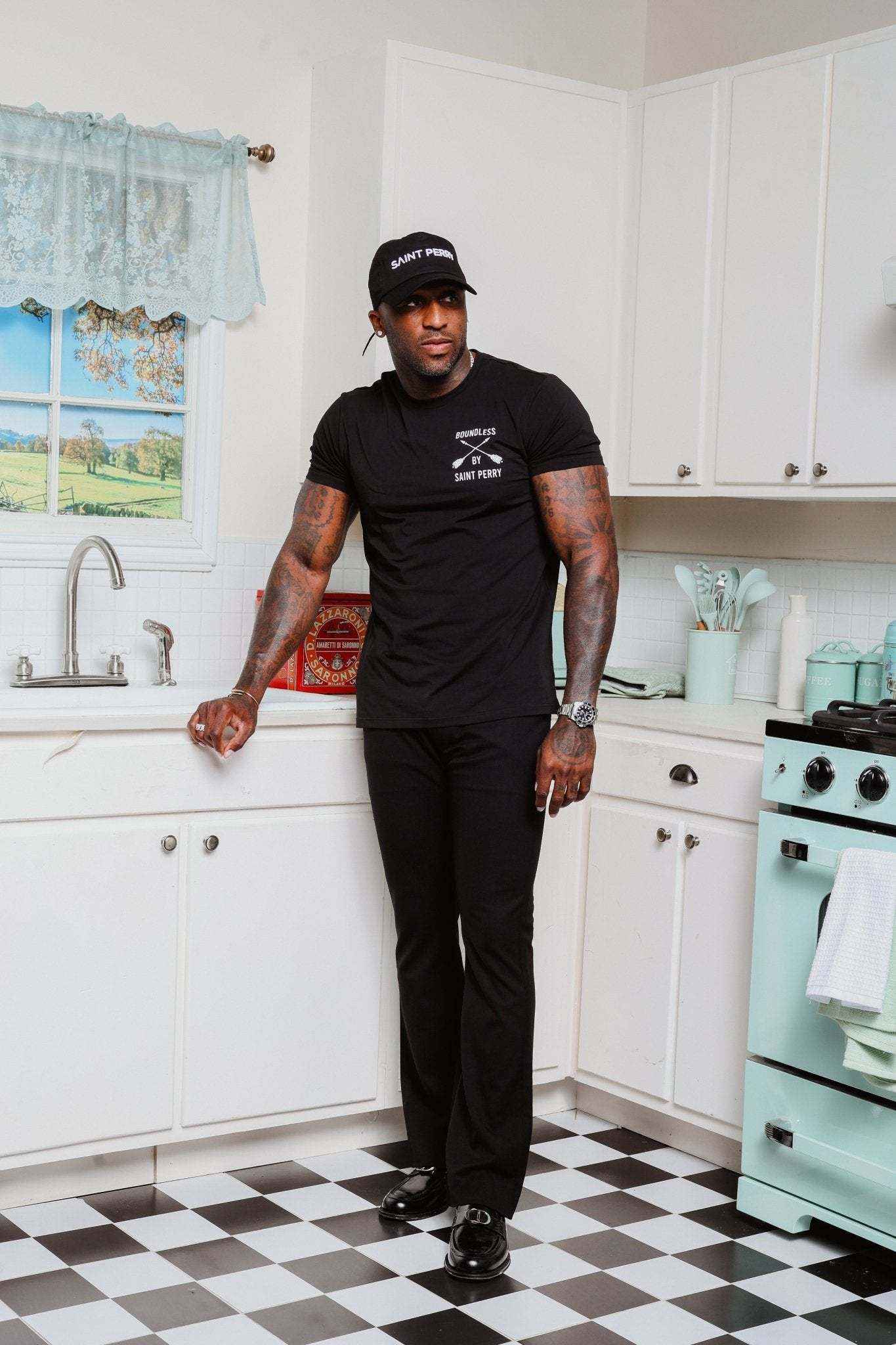 Crewneck M1 Black T-Shirt