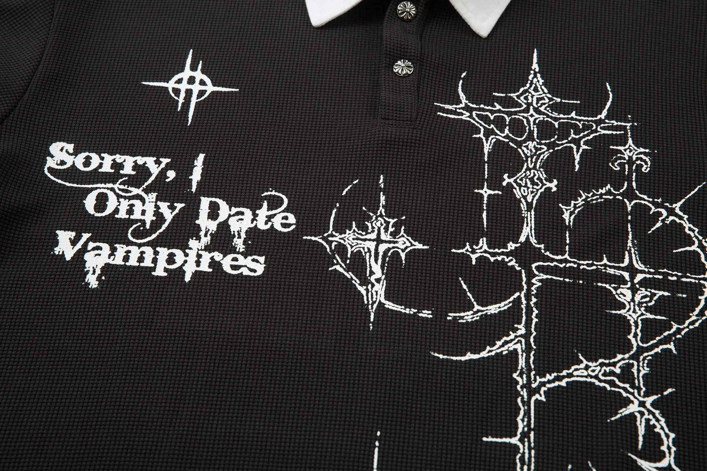 Gothic Vampire | Waffle Long Sleeve T-Shirt