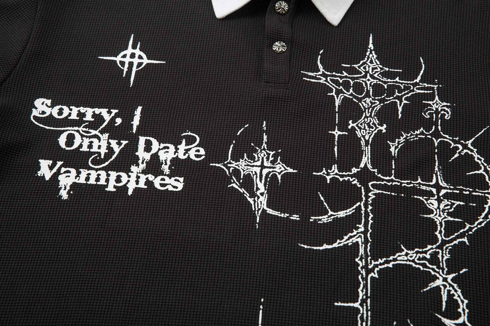 Gothic Vampire | Waffle Long Sleeve T-Shirt