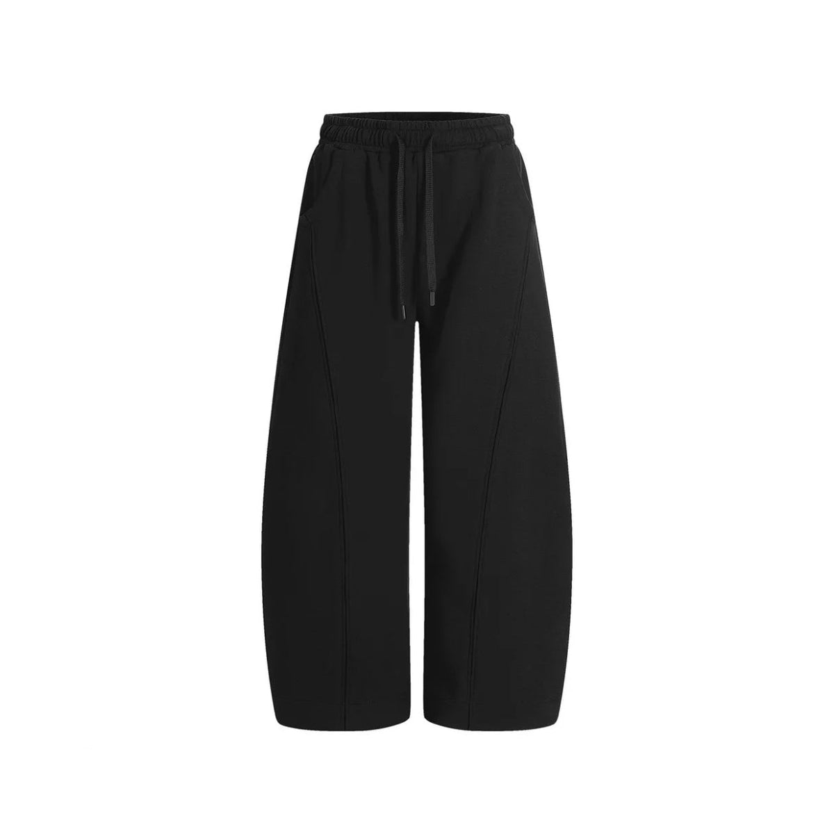 Heather Panelled Barrel Sweatpants