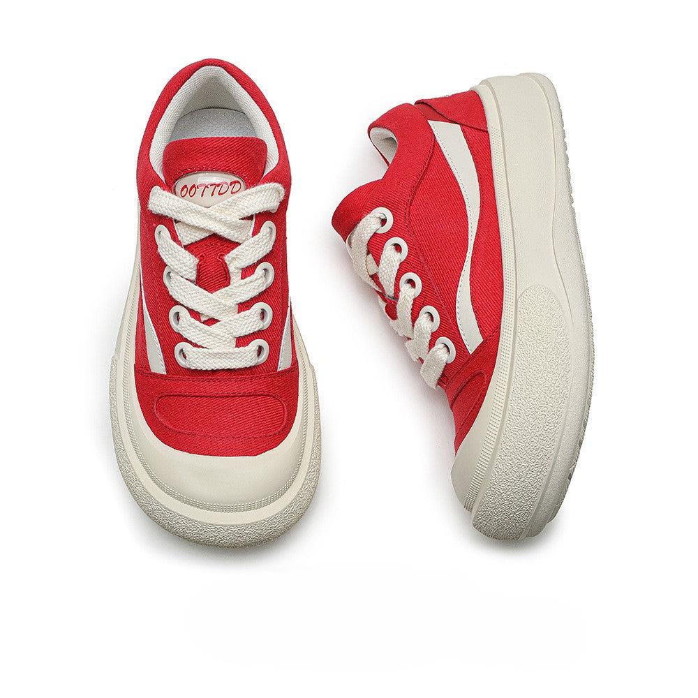 Bubble Thick Sole Bread Sneakers - Luxury Oversized Puffy Skate Shoes | LuxuryUrbanwear - Luxuryurbanwear